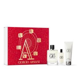 Acqua Di Gio 3 Pcs. Gift Set: 3.4Oz EDT 2.5Oz Gel 0.5Oz EDT For Men
