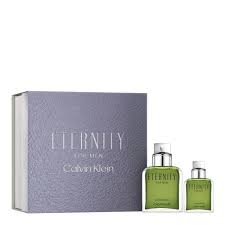 Eternity Gift Set 2Pcs.: 3.4 Fl. Oz. Eau De EDP Spray + 1Oz. EDP Spray. Men