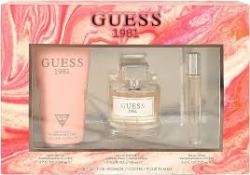Guess 1981 3 Pcs. Set: 3.4Oz EDT Spray 6.7Oz Body Lotion15Ml EDT For Women