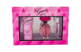 Guess Girl By Guess 3 Pcs. Gift Set: 3.4 Fl.Oz. EDT 6.7Oz. Body Lotion And 0.5 Oz. EDT Travel W.