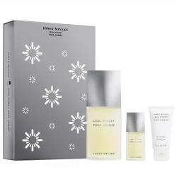 Issey Miyake 3 Pcs. Gift Set: 4.2 Fl.Oz. EDT Spray 2.5 Fl.Oz. Shower Gel And 1.7 Fl.Oz. Aftershave Balm For Men.Issey Miyake