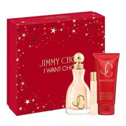 Jimmy Choo I Want Choo 3 Pcs: 3.3 Fl. Oz. EDP Spray 3.3 Body Lotion And 7.5Ml EDP Spray For Women