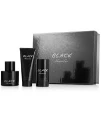 Black 3 Pcs. Gift Set: 3.4 Fl.Oz. EDT Spray 3.4 Fl.Oz. Aftershave Balm And 2.6 Fl.Oz. Deodorant Stick For Men.Kenneth Cole
