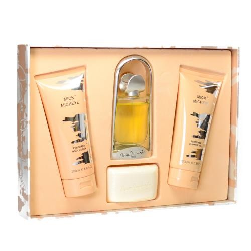 Mick Micheyl 3 Pcs. Gift Set: 1.4 Fl.Oz. EDT Spray 6.8 Fl.Oz. Body Lotion And 6.8 Fl.Oz. Shower Gel For Women.Mick Micheyl Parfum