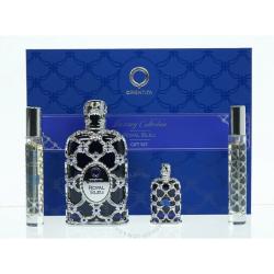 Orientica Royal Bleu Gift Set 4 Pcs : 2.7Oz EDP Spray 7.5Ml EDP Spray 2X10Ml EDP For Women