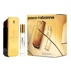 1 Million By Paco Rabanne Gift Set 2Pcs. : 3.4Oz EDT Spray 20Ml EDT Spray Men