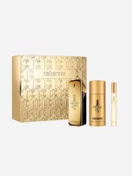 1 Million By Paco Rabanne Gift Set 3Pcs. 3.4 Fl. Oz. Eau De Toilette Spray + 10Ml EDT + 5.1Oz. Deodorant Spray Men