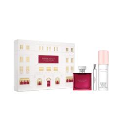 Romance Intense 3 Pcs. Gift Set: 3.4Oz. EDP 5.1 Body Mist 10Ml EDP For Women