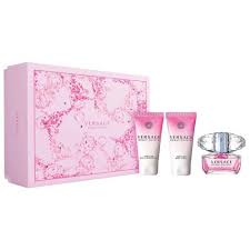 Versace Bright Crystal Gift 3Pcs.1.7 Fl. Oz. Eau De Toilette Spray +1.7Oz. Bath & Gel +1.7Oz. And 1.7Oz. Body Lotionl Women