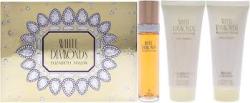 White Diamond 3 Pcs. Gift Set: 3.3Oz EDT Spray 3.3Oz Moisturizing Body Wash 3.3Oz Perfumed Body Lotion For Women