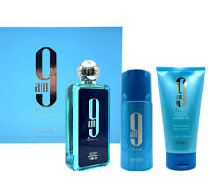 Afnan 9Am Dive U 3 Pcs. Gift Set: 3.4 EDP + 5.0 Shower Gel + 5.0 Deodorant For Men