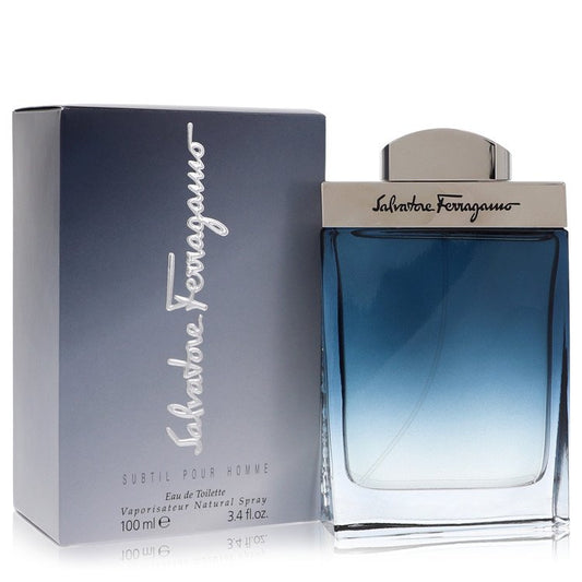 Subtil By Salvatore Ferragamo Eau De Toilette Spray 3.4 Oz For Men