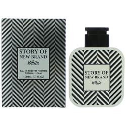 Story Of New Brand For Men White By New Brand 3.3 Fl.Oz. EDT Spray For Men