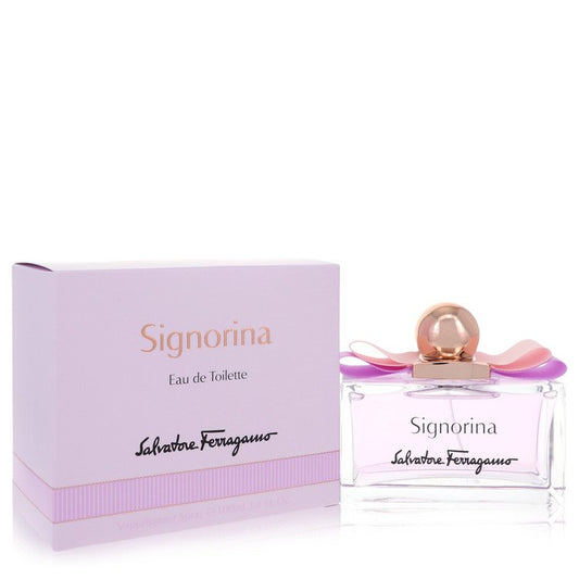 Signorina By Salvatore Ferragamo Eau De Toilette Spray 3.4 Oz For Women