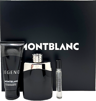 Legend 3 Pcs. Gift Set: 3.3 Fl.Oz. EDT Spray .25Oz. EDT And 3.3 Fl.Oz. Shower Gel For Men