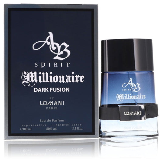 Spirit Millionaire Dark Fusion By Lomani Eau De Parfum Spray 3.3 Oz For Men