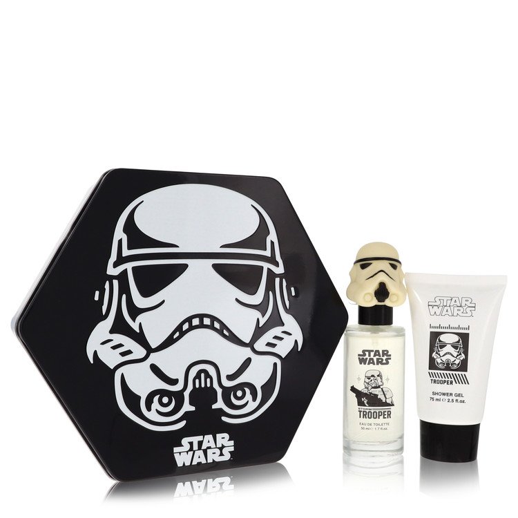 Star Wars Stormtrooper 3D By Disney Gift Set -- 1.7 Oz Eau De Toilette Spray + 2.5 Oz Shower Gel For Men