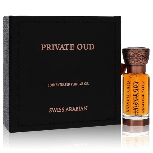 Swiss Arabian Private Oud By Swiss Arabian Concentrated Perfume Oil (Unisex) .4 Oz For Men