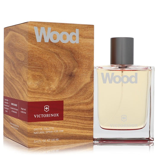 Swiss Army Wood By Victorinox Eau De Toilette Spray 3.4 Oz For Men