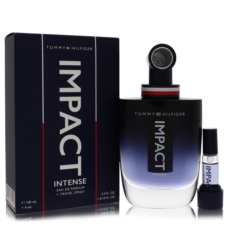 Tommy Hilfiger Impact Intense By Tommy Hilfiger Eau De Parfum Spray + 0.14 Travel Spray 3.4 Oz For Men