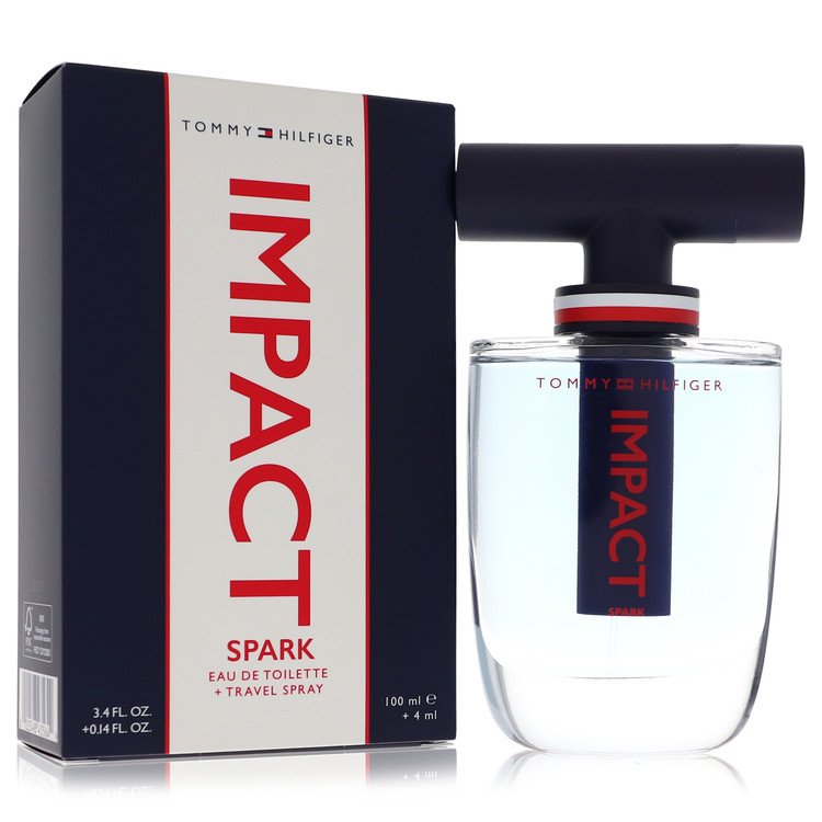 Tommy Hilfiger Impact Spark By Tommy Hilfiger Eau De Toilette Spray -- 3.4 Oz Eau De Toilette + .14 Oz Travel EDT Spray For Men