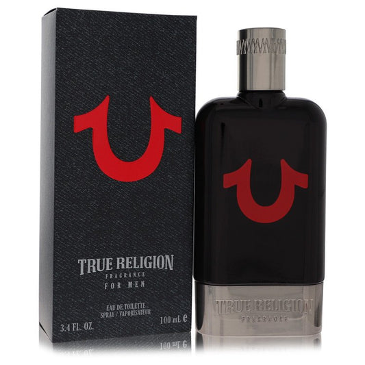 True Religion Black By True Religion Eau De Toilette Spray 3.4 Oz For Men