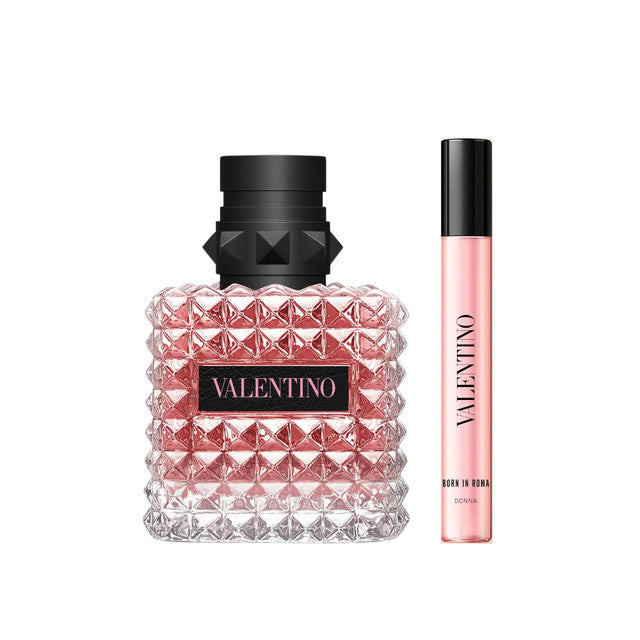 Valentino Donna Born In Roma 2 Pcs Set For Women: 3.4 Eau De Parfum Spray + 0.33 Eau De Parfum Spray