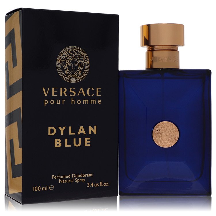 Versace Pour Homme Dylan Blue By Versace Deodorant Spray 3.4 Oz For Men