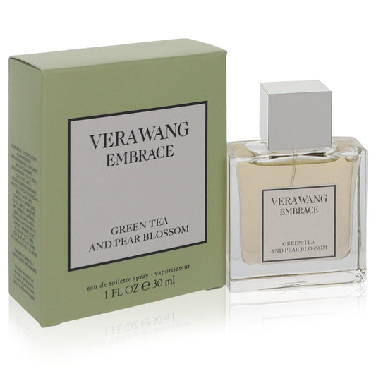 Vera Wang Embrace Green Tea And Pear Blossom By Vera Wang Eau De Toilette Spray 1 Oz For Women