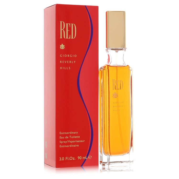 Red By Giorgio Beverly Hills Eau De Toilette Spray 3 Oz For Women