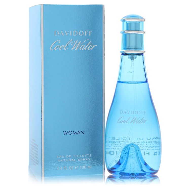Cool Water By Davidoff Eau De Toilette Spray 3.4 Oz For Women