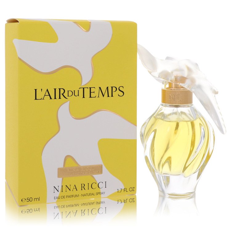 L'Air Du Temps By Nina Ricci Eau De Parfum Spray With Bird Cap 1.7 Oz For Women