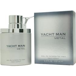 Yacht Man Metal By Myrurgia 3.4 Fl.Oz. EDT Spray For Men