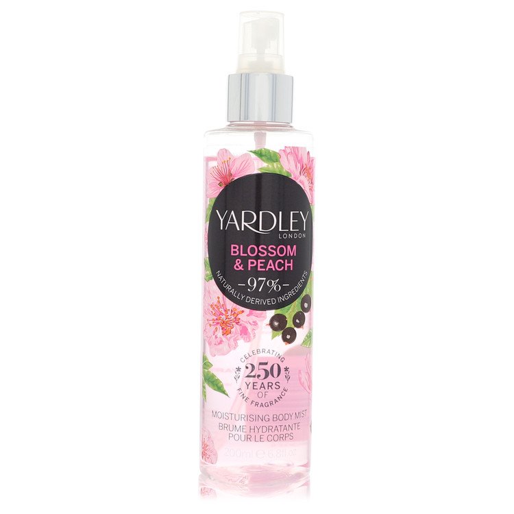 Yardley Blossom & Peach By Yardley London Moisturizing Body Mist 6.8 Oz For Women