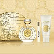 Guess Bella Vita 4Pc Set(3.4Oz EDP Spray 15Ml Travel Spray 3.4Oz Body Lotion Pouch) For Women