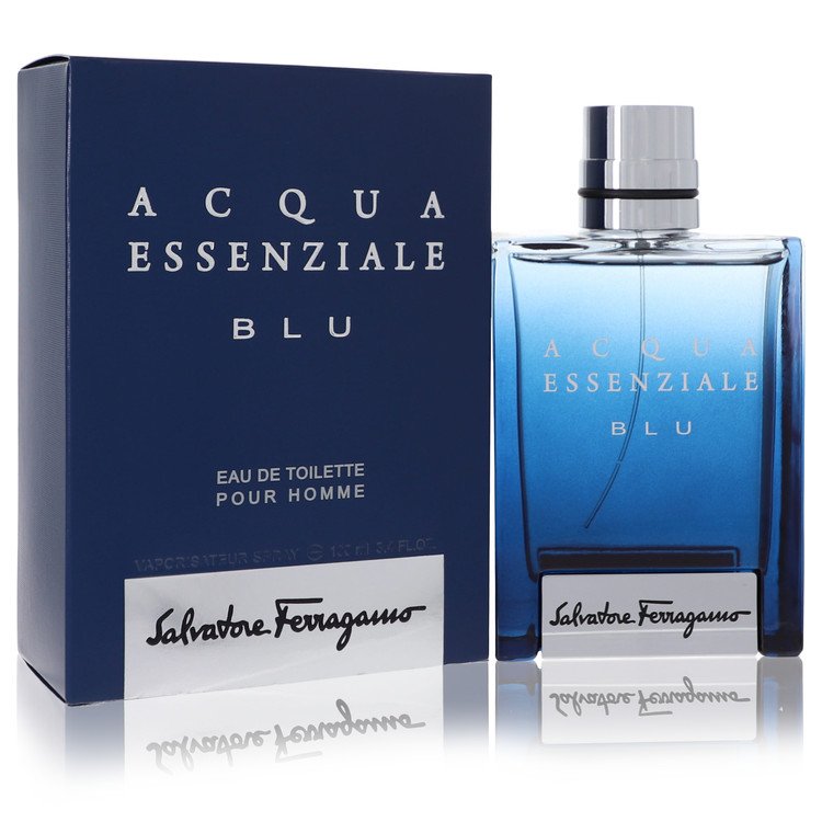 Acqua Essenziale Blu By Salvatore Ferragamo Eau De Toilette Spray 3.4 Oz For Men