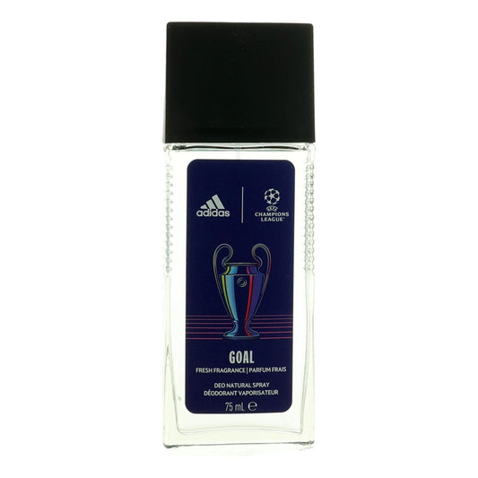 Adidas Uefa Champions League Goal, 2.5Oz Deo Natural Spray Men