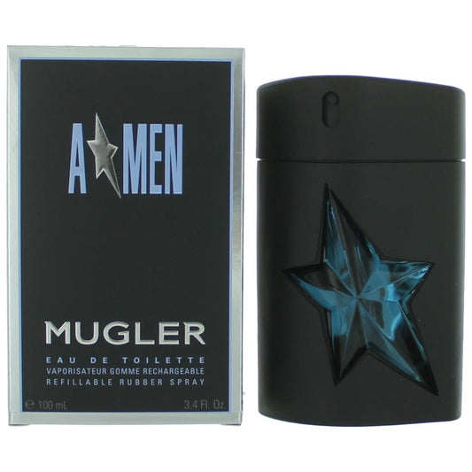 Angel, (A*Men) 3.4Oz EDT Refillable Rubber Spray Men