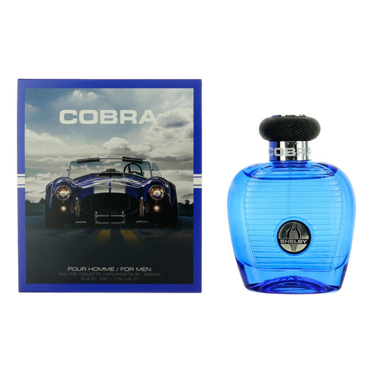 Cobra Blue, 3.4 Oz EDT Spray For Men