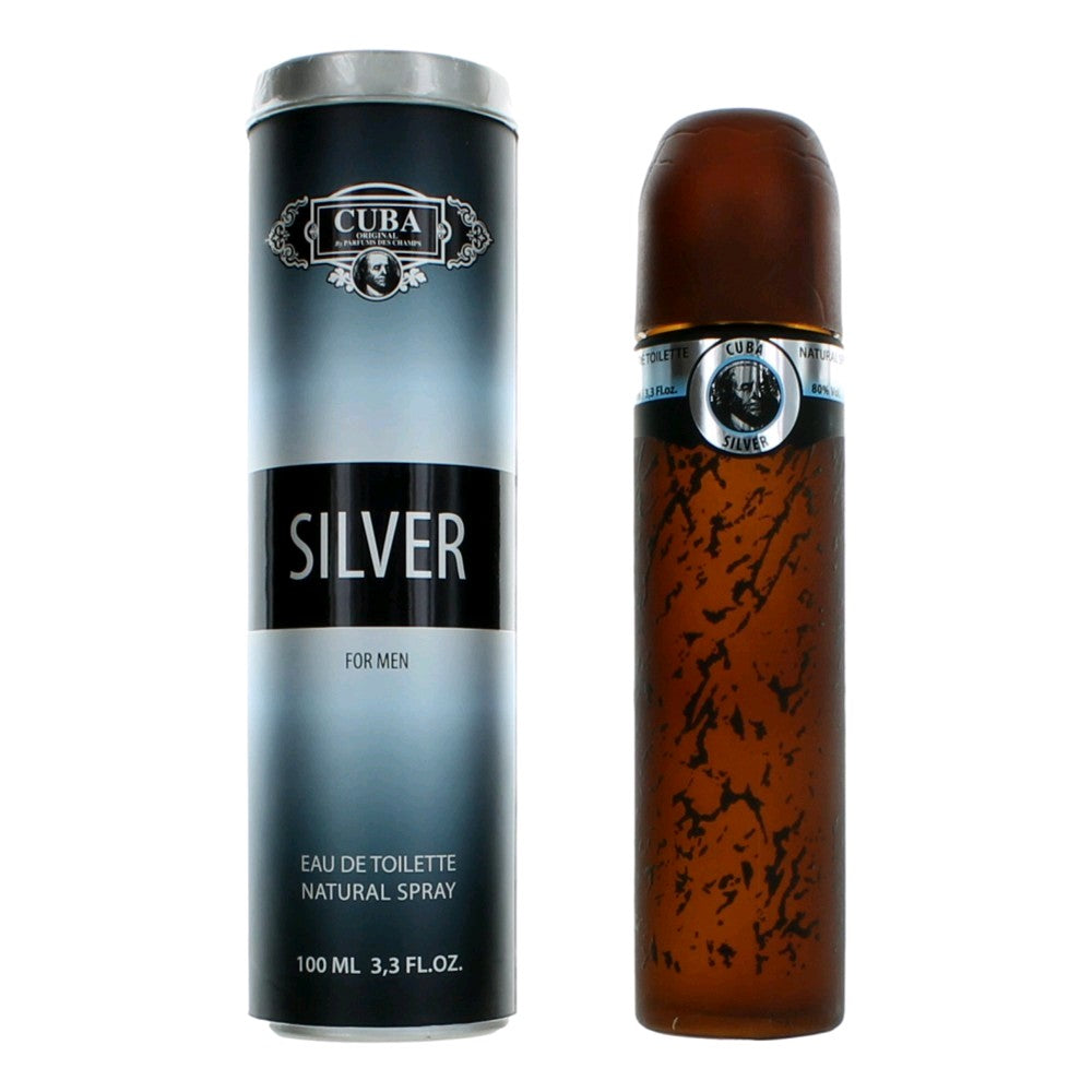 Cuba Silver By Fragluxe Eau De Toilette Spray 3.3 Oz For Men