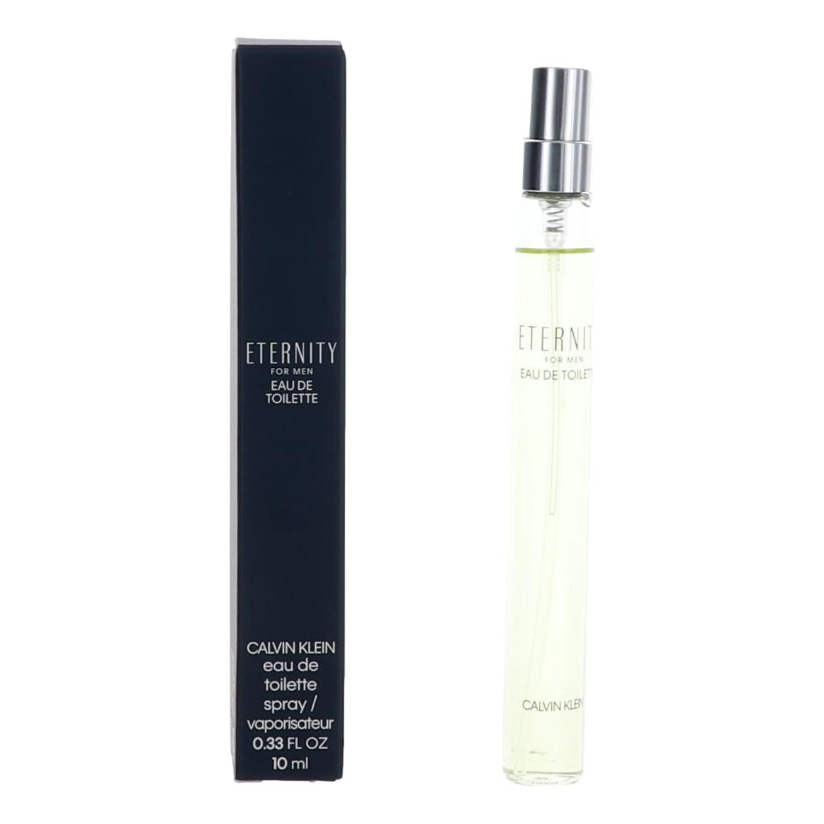 Eternity By Calvin Klein Mini EDT Spray .33 Oz For Men