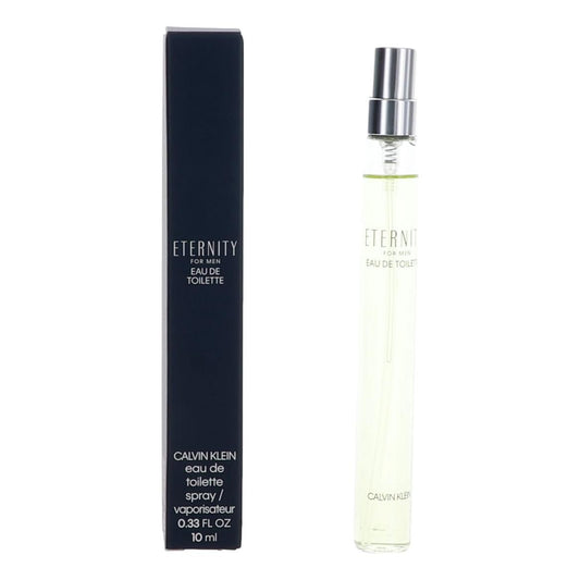 Eternity By Calvin Klein Mini EDT Spray .33 Oz For Men