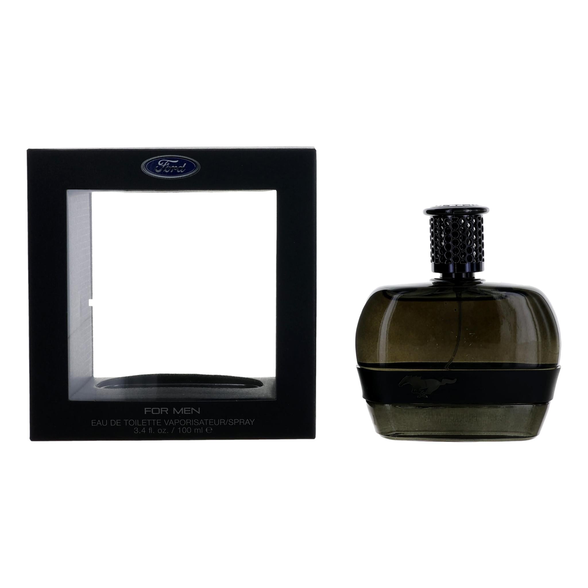 Mustang Black, 3.4 Oz EDT Spray For Men