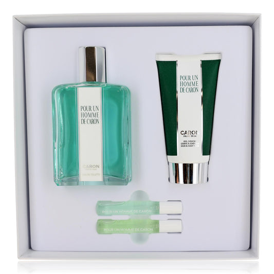 Caron Pour Un Homme, 4 Piece Gift Set For Men