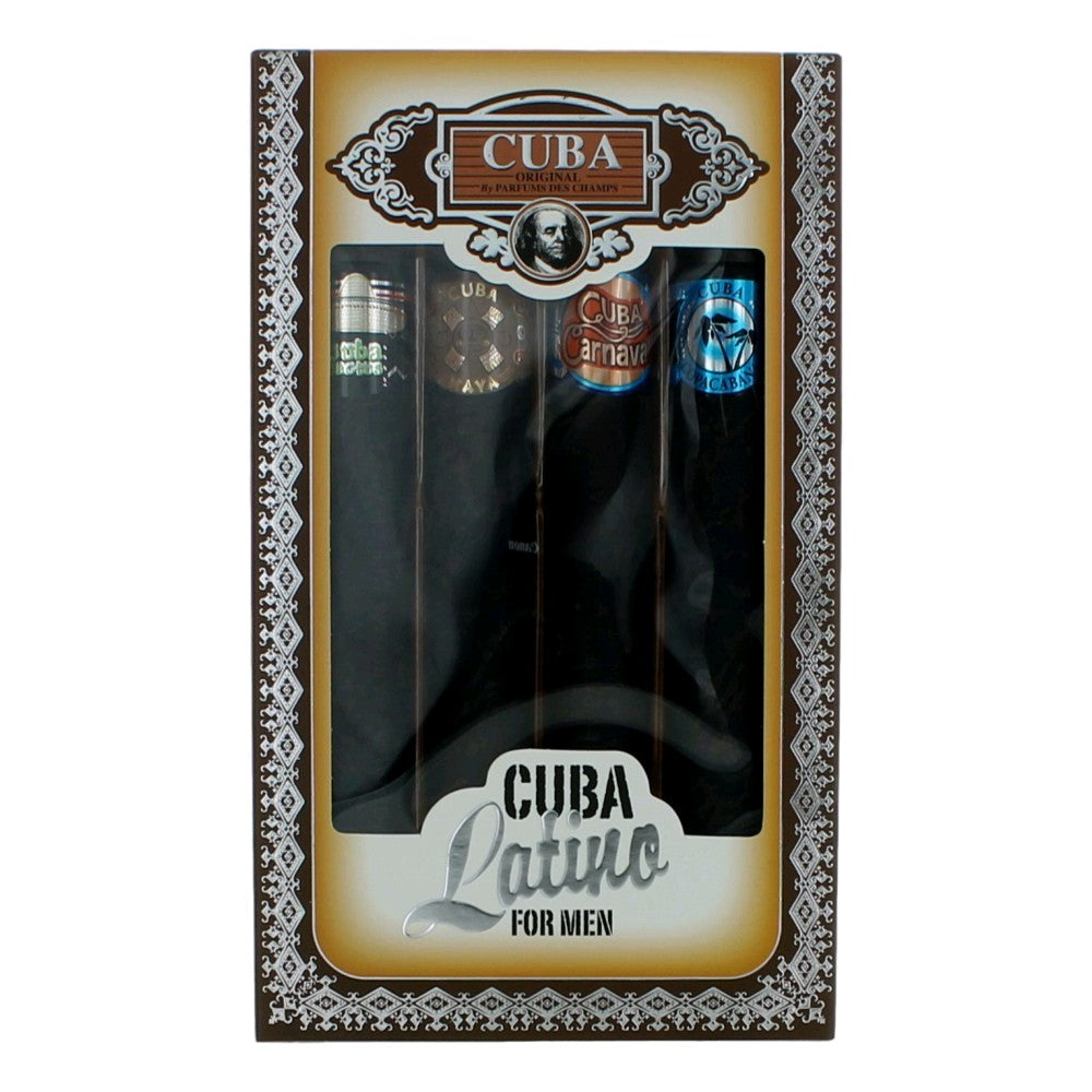 Cuba Latino, 4 Piece Gift Set For Men