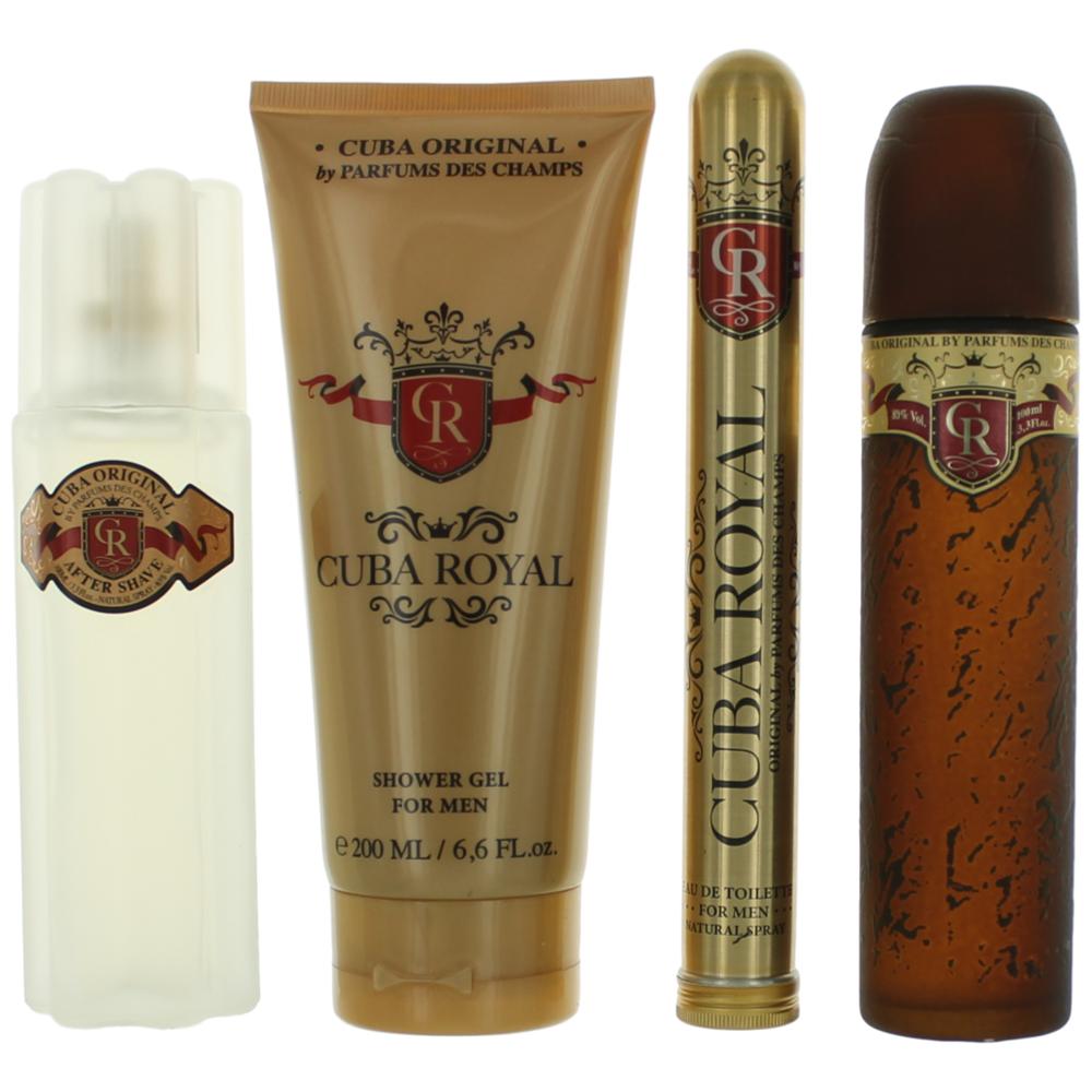 Cuba Royal, 4 Piece Gift Set For Men