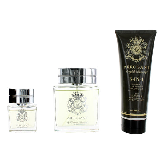 Arrogant, 3 Piece Gift Set For Men With 3.4 Oz.