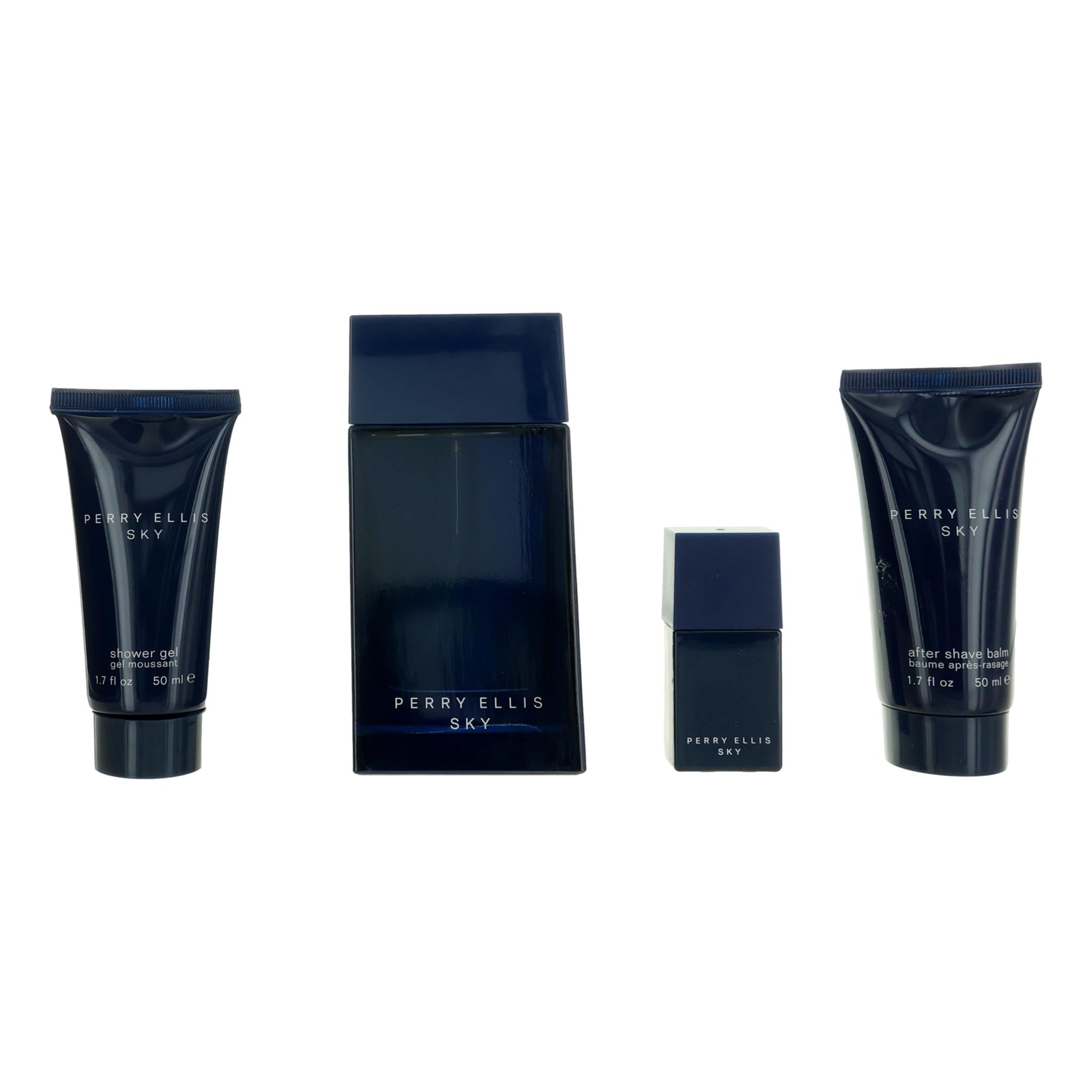 Perry Ellis Sky, 4 Piece Gift Set For Men