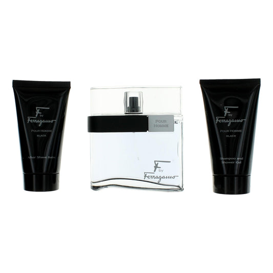 F Black, 3 Piece Gift Set For Men