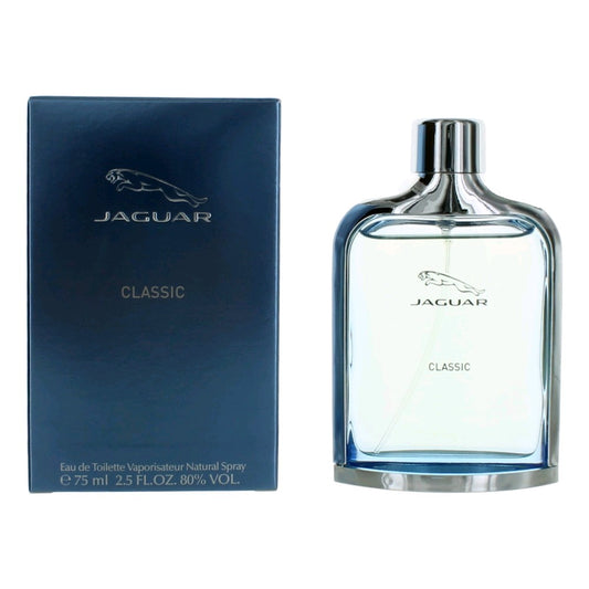 Jaguar Classic Blue, 2.5 Oz EDT Spray For Men